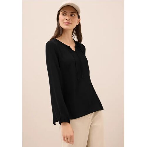 Cecil / Crepe Bluse - Black / Schwarz / 100% Viskose / M XL L XXL S XS