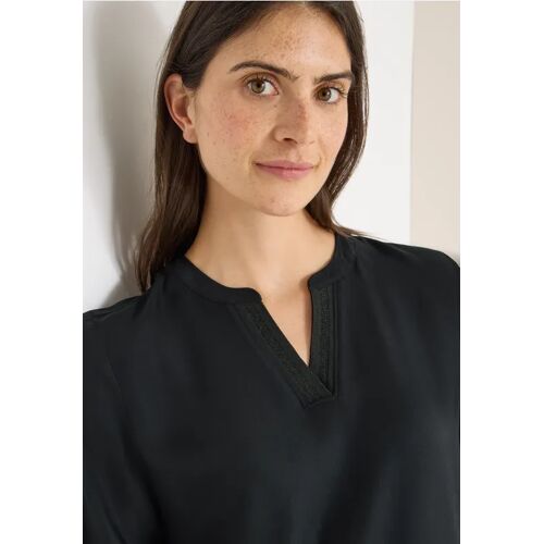 Cecil / Tunika in Unifarbe - Black / Schwarz / 100% Viskose / XXL XS L S M