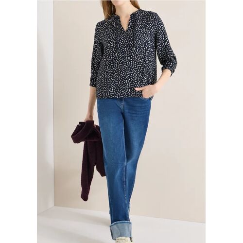 Cecil / Sportive Bluse - universal blue / Blau / 85% Viskose/15% Nylon / S L M XXL XL XS