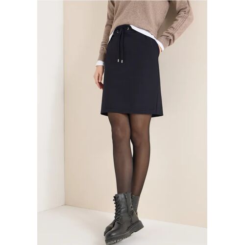 Cecil / Two-Tone Jogg Skirt - universal blue / Blau / 41% Polyamide/29% Viskose/22% Polyester/8% Elasthan / XL XXL L M S XS