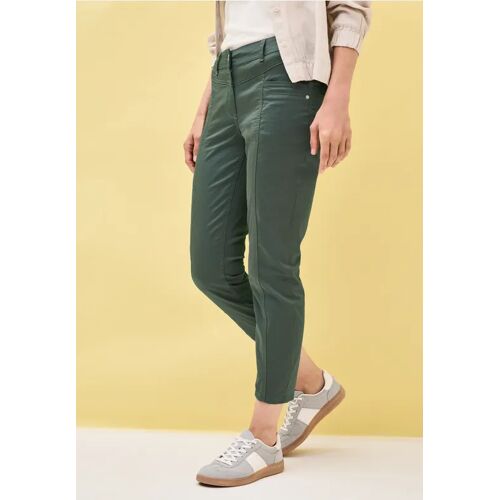 Cecil / 7/8 Straight Leg Hose - dark balmy khaki / Grün / 97% Baumwolle/3% Elasthan / 32 29 28 27 25 36 30 33 38 31 34