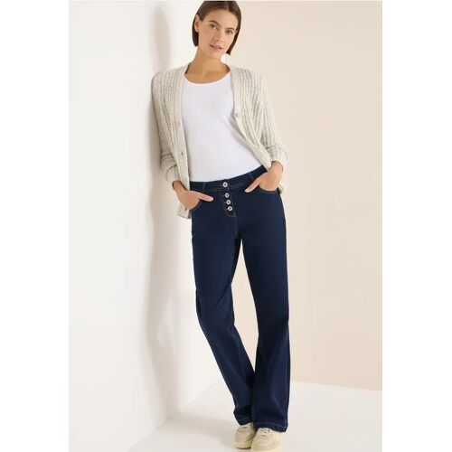 Cecil / Rinsed Wide Leg Jeans - rinsed wash / Blau / 81% Baumwolle/17% Polyester/2% Elasthan / 36 34 33 34 29 33 25 32 30 38 28 32 31 32 26 26 29 36 28 36 30 30 29 27 31 31 38 34 33 28