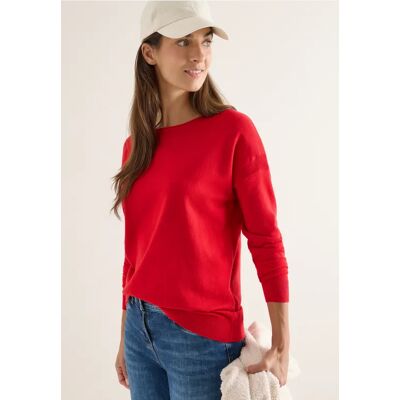 Cecil / Pullover mit Strukturdetail - fiery red / Rot / 50% Viskose/28% Polyester/22% Nylon / XS XXL L XL Cecil / Pullover mit Strukturdetail - fiery red / Rot / 50% Viskose/28% Polyester/22% Nylon / XS XXL L XL