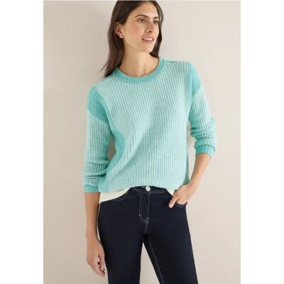 Cecil / Softer Mouliné Pullover - light foam blue / Blau / 37% Baumwolle/34% Polyacrylic/26% Polyester/3% Elasthan / XXL S L XL XS M Cecil / Softer Mouliné Pullover - light foam blue / Blau / 37% Baumwolle/34% Polyacrylic/26% Polyester/3% Elasthan / XXL S L XL XS M