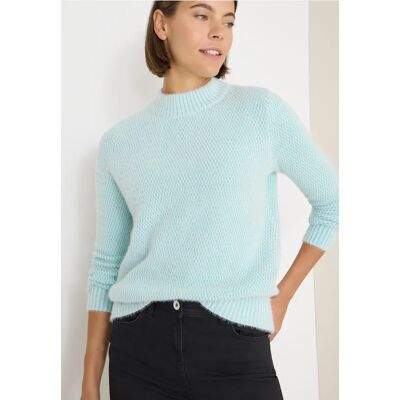 Cecil / Jacquard Pullover - light foam blue / Blau / 80% Polyester/20% Baumwolle / L XL XXL M Cecil / Jacquard Pullover - light foam blue / Blau / 80% Polyester/20% Baumwolle / L XL XXL M