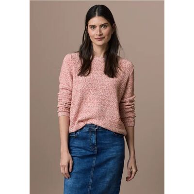 Cecil / Space Dye Pullover - cherry tomato orange / Orange / 75% Baumwolle/25% Polyester / XXL L XL M S Cecil / Space Dye Pullover - cherry tomato orange / Orange / 75% Baumwolle/25% Polyester / XXL L XL M S