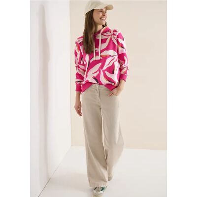 Cecil / Sweatshirt mit floralem Muster - beetroot pink / Pink / 65% Baumwolle/35% Polyester / L XXL XL XS Cecil / Sweatshirt mit floralem Muster - beetroot pink / Pink / 65% Baumwolle/35% Polyester / L XXL XL XS