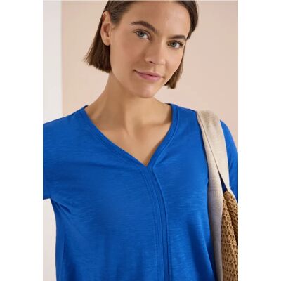 Cecil / Kurzarm T-Shirt im Tunika-Look - surf blue / Blau / 50% Modal/50% Organic Cotton / L XXL S M XL Cecil / Kurzarm T-Shirt im Tunika-Look - surf blue / Blau / 50% Modal/50% Organic Cotton / L XXL S M XL