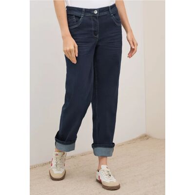 Cecil / Rinsed Straight Leg Jeans - rinsed wash / Blau / 69% Baumwolle/29% Recycled Polyester/2% Elasthan / 25 34 30 36 34 26 36 Cecil / Rinsed Straight Leg Jeans - rinsed wash / Blau / 69% Baumwolle/29% Recycled Polyester/2% Elasthan / 25 34 30 36 34 26 36