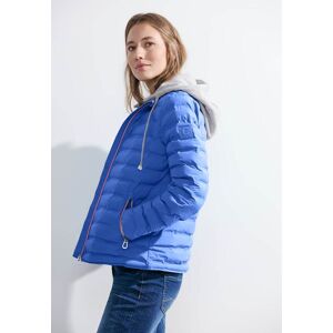 Cecil / Steppjacke mit Kapuze - water blue / Blau / Obermaterial: 100% Polyester, Kapuze:  80% Baumwolle, 20% Polyester, Füllung: 100% Polyester / S L XL XXL