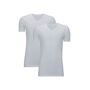 Claesen's T-Shirts mit V-Ausschnitt im 2er-Pack Weiß S, M, L, XL, XXL