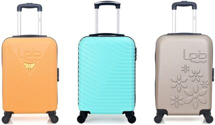 Groupon Goods Global GmbH Wave Paris Kabinenkoffer Lena-E oder LPB Kabinenkoffer Eleonor-C oder Fanny-E aus ABS Groupon Goods Global GmbH Wave Paris Kabinenkoffer Lena-E oder LPB Kabinenkoffer Eleonor-C oder Fanny-E aus ABS