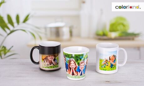 Colorland Fototasse Classic mit Innenfarbe, Latte oder Zaubertasse mit „magischem“ Effekt von Colorland (bis 80% sparen*) Colorland Fototasse Classic mit Innenfarbe, Latte oder Zaubertasse mit „magischem“ Effekt von Colorland (bis 80% sparen*)