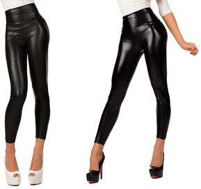 Groupon Goods Global GmbH 2x Leggings Joanna matt und / oder glänzend in Schwarz in der Größe nach Wahl