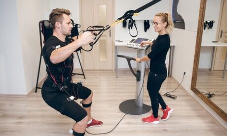 Körperformen Berlin Mitte 20 Min. EMS-Training inkl. Leihbekleidung, Personal Trainer, Wasser und Handtuch (77% sparen*) Körperformen Berlin Mitte 20 Min. EMS-Training inkl. Leihbekleidung, Personal Trainer, Wasser und Handtuch (77% sparen*)