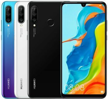 Huawei Wie neu: Huawei P30 Lite   128 GB   weiß   Single-SIM