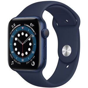 Apple Watch Series 6 Aluminium 44 mm (2020)   GPS   blau   Sportarmband Dunkelmarine