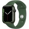 Apple Watch Series 7 Aluminium 45 mm (2021)   GPS   grün   Sportarmband Klee