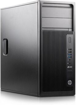 HP Wie neu: HP Z240 CMT Workstation   Intel 6th Gen   i7-6700   8 GB   256 GB SSD   Win 10 Pro