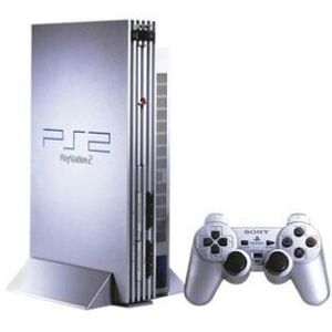 Sony PlayStation 2 Fat   inkl. Spiel   silber   1 Controller   Gran Turismo 4