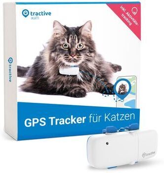 Wie neu: Tractive GPS Tracker für Katzen mit Aktivitätstracking und unlimiterter Reichweite   EXKL. ABO   weiß