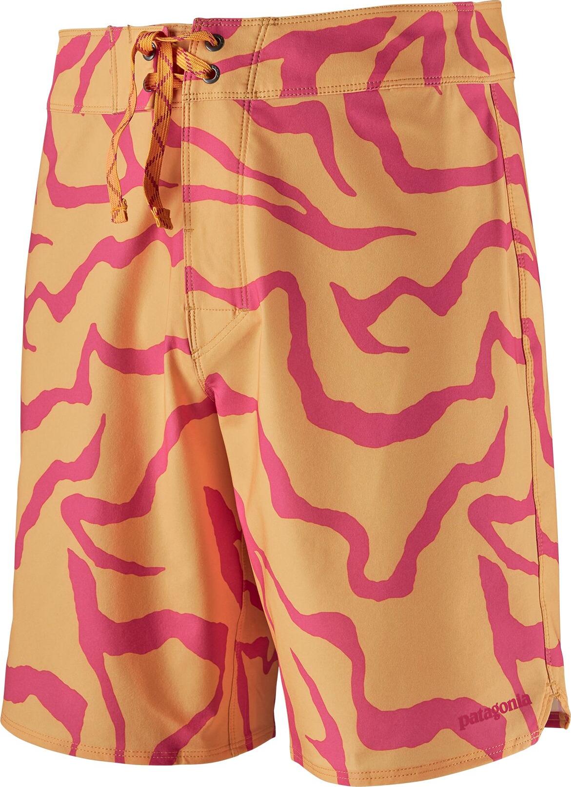 Patagonia M's Stretch Hydropeak Gerry Lopez Boardshorts - 18 in. tiger tracks camo: saffron (TCSA) 32