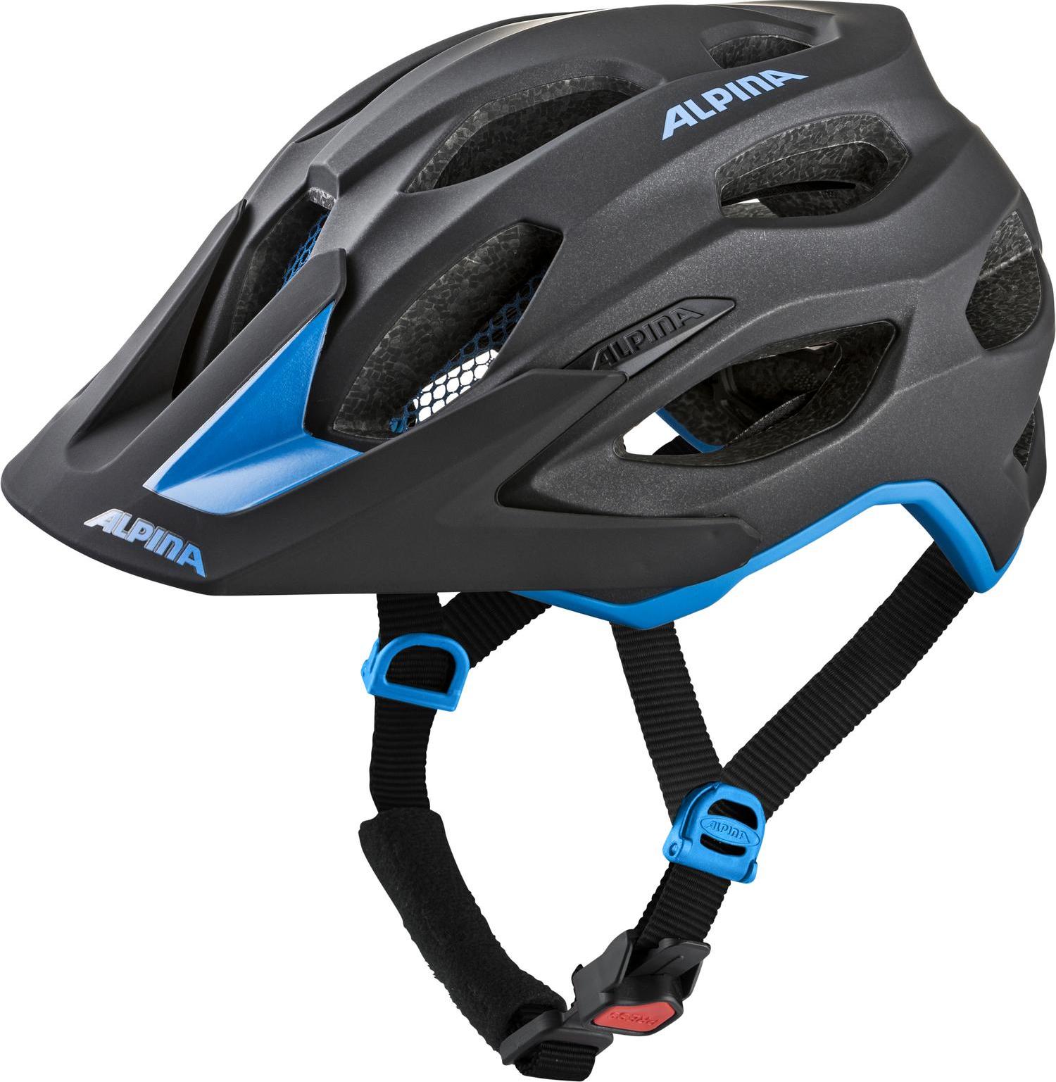 Alpina Carapax 2.0 black-blue matt (30) 52-57 cm