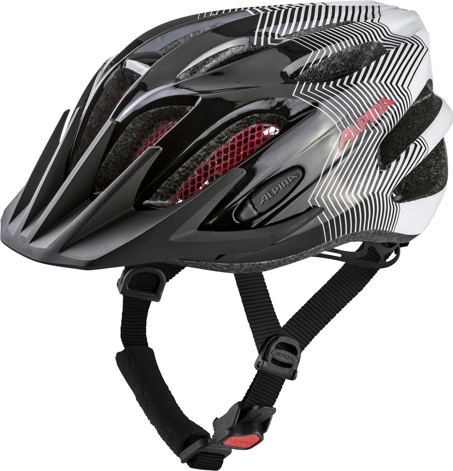 Alpina FB JR. 2.0 black-white-red (36) 50-55 cm