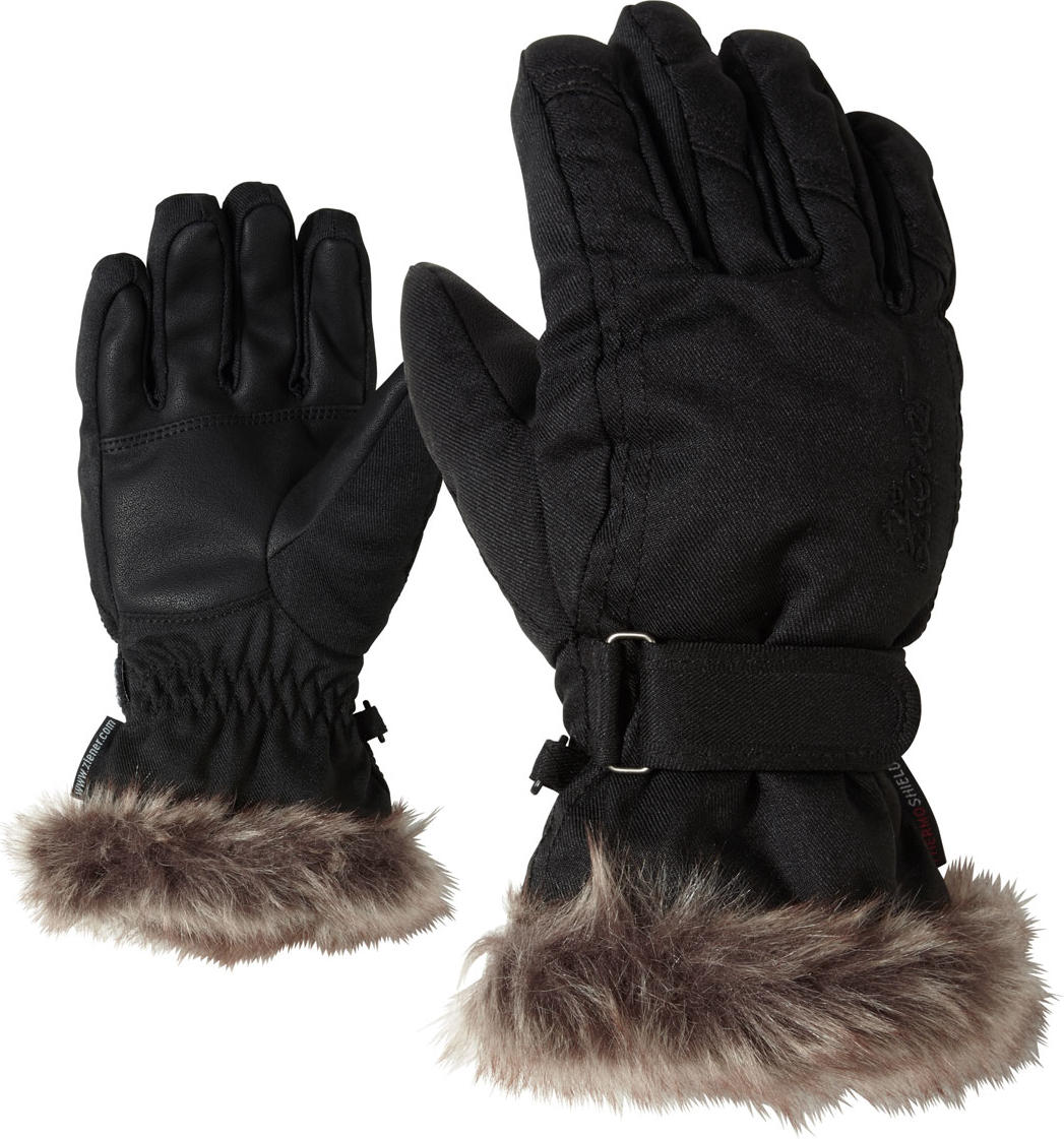 Ziener LIM Girls Glove Junior black-stru (474) 5,5 Ziener LIM Girls Glove Junior black-stru (474) 5,5