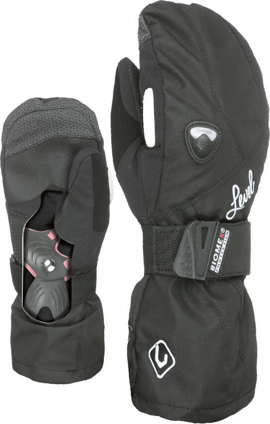 Level Butterfly W Mitten black 7/S Level Butterfly W Mitten black 7/S