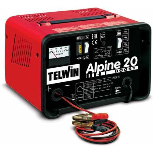 Telwin Alpine 20 Boost - Akkuladegerät - für Batterien WET mit 12/24 V Spannung - 300 W
