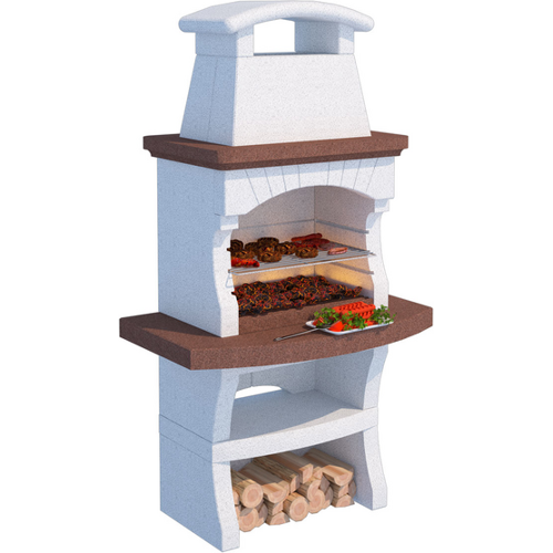 Linea VZ Maiorca - Grillkamin für Holz/Holzkohle