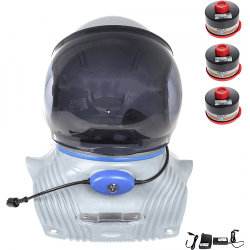 Spring Protezione Multifilter Super -Belüfteter Atemschutzhelm - anatomische Halsabdeckung