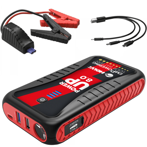 Helvi Power Up 8.0 - Mehrzweckstarter - tragbar - power bank - 12V