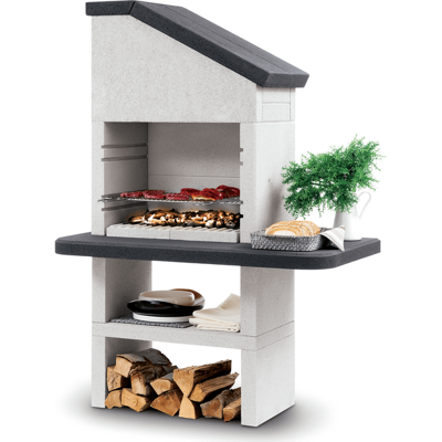 Palazzetti Dubai - Holz- und Kohlemauer-Grill - 68x40cm Palazzetti Dubai - Holz- und Kohlemauer-Grill - 68x40cm