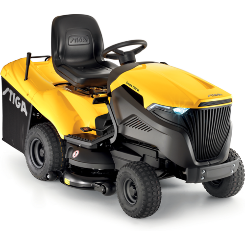 Stiga Estate 7102 W - Aufsitzmäher - hydrostatisches Getriebe - Grasfangbehälter - Mulchkit