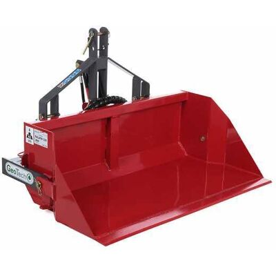 Hydraulische Heckschaufel für Traktor GeoTech von 120 cm - Mittlere Baureihe - Tragfähigkeit 300Kg Hydraulische Heckschaufel für Traktor GeoTech von 120 cm - Mittlere Baureihe - Tragfähigkeit 300Kg