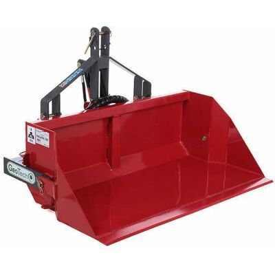 Hydraulische Heckschaufel für Traktor GeoTech von 140 cm - Mittelschwere Baureihe - Tragfähigkeit 500Kg Hydraulische Heckschaufel für Traktor GeoTech von 140 cm - Mittelschwere Baureihe - Tragfähigkeit 500Kg
