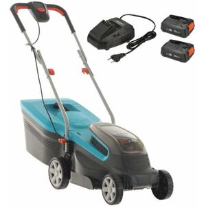 Elektro-Rasenmäher Gardena PowerMax 32/36V P4A - 2 Batterien 18V/2.5Ah - Schnittbreite 32 cm