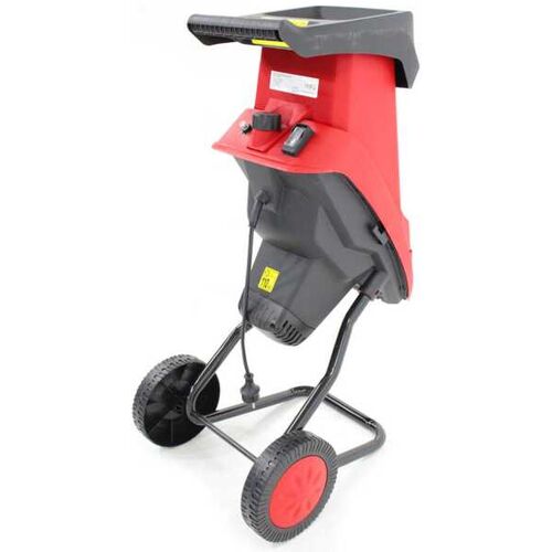 GeoTech ES 2400 BLADES - Elektro Häcksler - mit umkehrbaren Messern und Auffangwanne