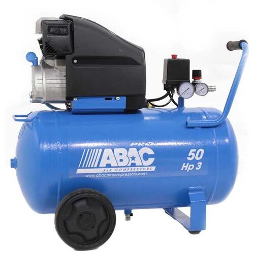 ABAC Montecarlo L30P - Einphasiger elektrischer Luftkompressor - Motor 3 PS - 50 lt