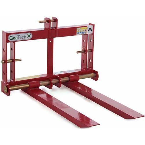 GeoTech D1200 - Palettengabel für Traktor - Heckgabel - Tragfähigkeit 1200 Kg
