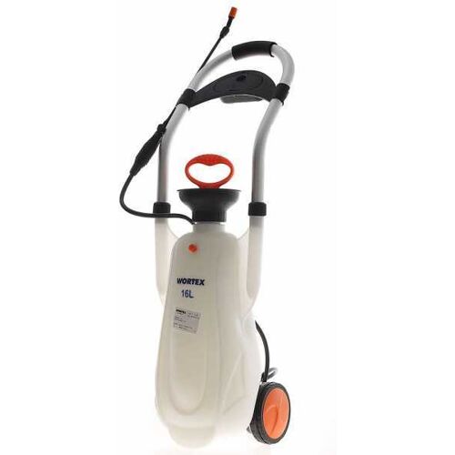 Manuelle Spritzpumpe Wortex T16-M - Pumpe auf Wagen - Tank 16 l