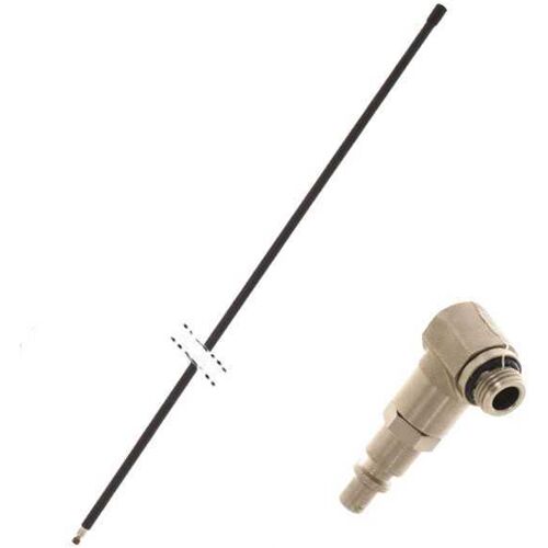 Trev - Abrek - TecnoVIR Schwarzer Schaft mit Schiebeventil für pneumatische Geräte - fest - aus leichtem Aluminium 150 cm