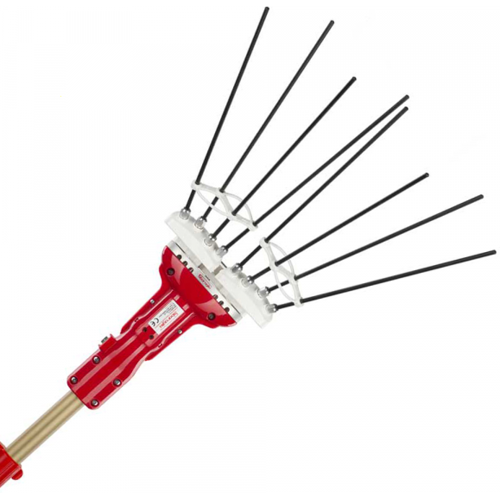 Sbaraglia ADRIAN Akku-Rüttelkamm - 8 Zinken aus Kohlenstoff und Doppel-Pendelbewegung