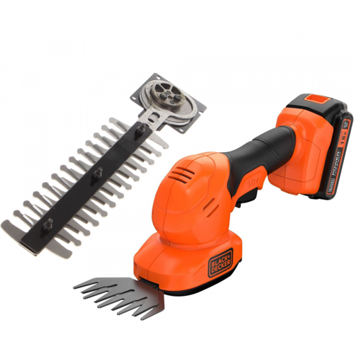 Black & Decker B&DBCSS18D1W - Akku-Grasschere - Heckenschere - 18V/2ah