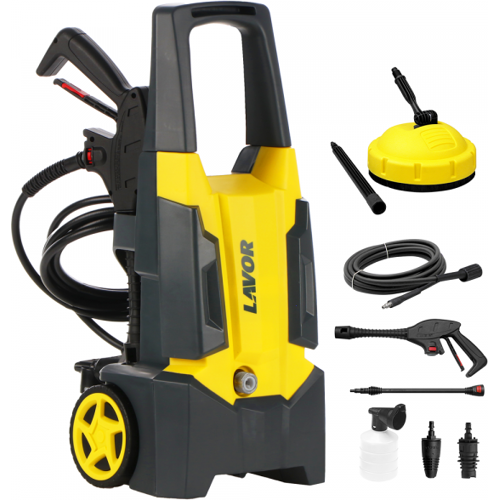 Lavor Dive Plus 120 - Kaltwasser Hochdruckreiniger + Schrubber und Hydrobürste - Max 120 bar - 360 l/h