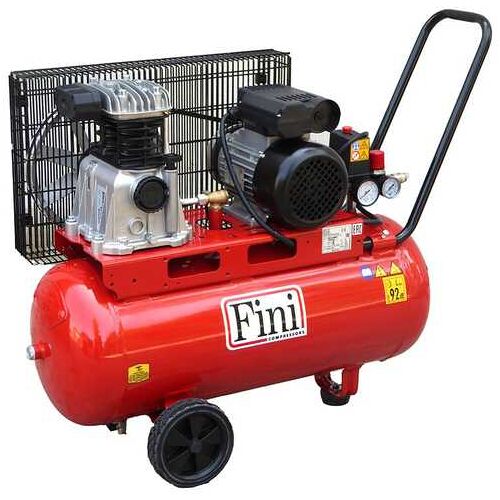 FINI MK 102 N 50 2M - Elektrischer Kompressor mit Riemenantrieb - Motor 2PS - 50Lt