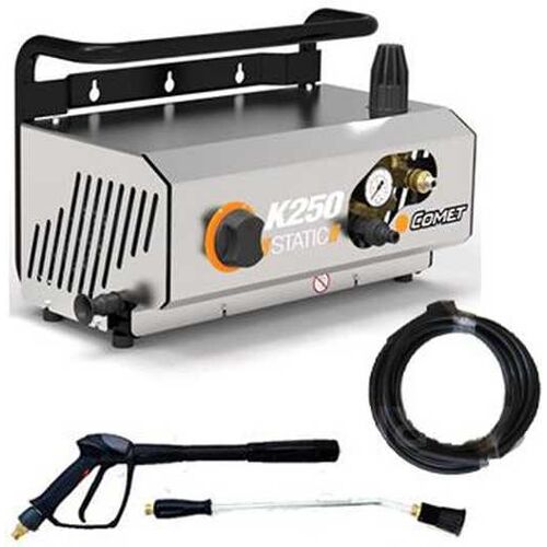 Comet K250 Static 12/130 M elektrischer Kaltwasser Hochdruckreiniger Wandmontage