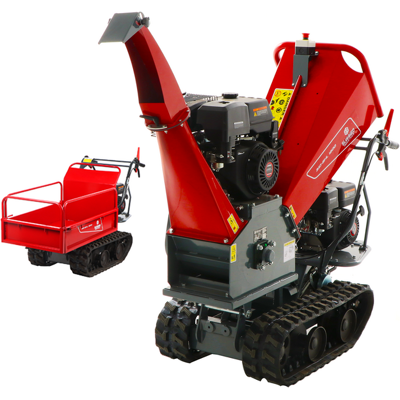 Blue Bird 310-SHL 1200 - Häcksler mit Raupenantrieb und Motorschubkarre - Loncin G420F Motor Blue Bird 310-SHL 1200 - Häcksler mit Raupenantrieb und Motorschubkarre - Loncin G420F Motor